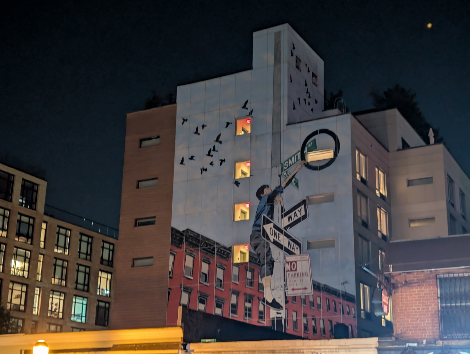 night mural