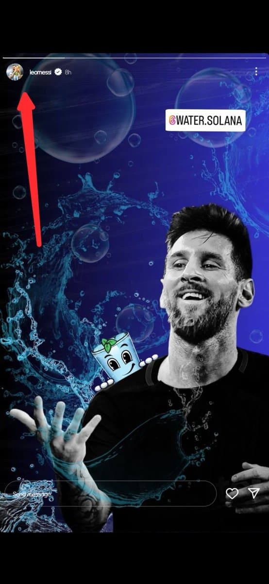 Messi Instagram Story