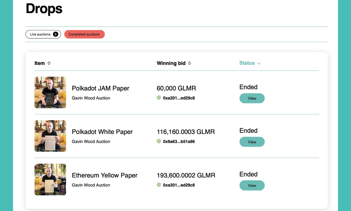 GBM Auctions Announces the Completion of the First Charity Bid-to-Earn Auction for the Polkadot Ecosystem