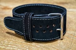 Pioneer Cut Leather Powerlifting Prong Belt 10mm (Small)