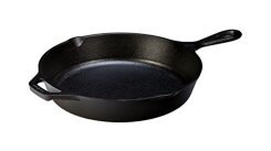 Lodge Pre-Seasoned Cast Iron Skillet, 10.25, Black