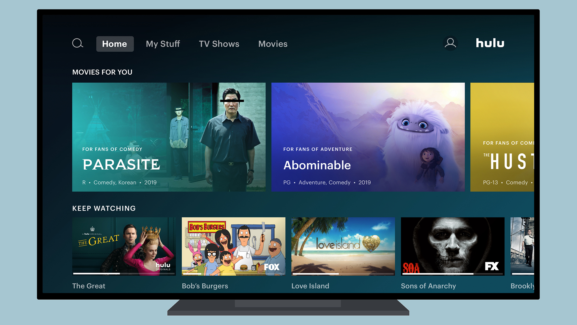 Hulu interface