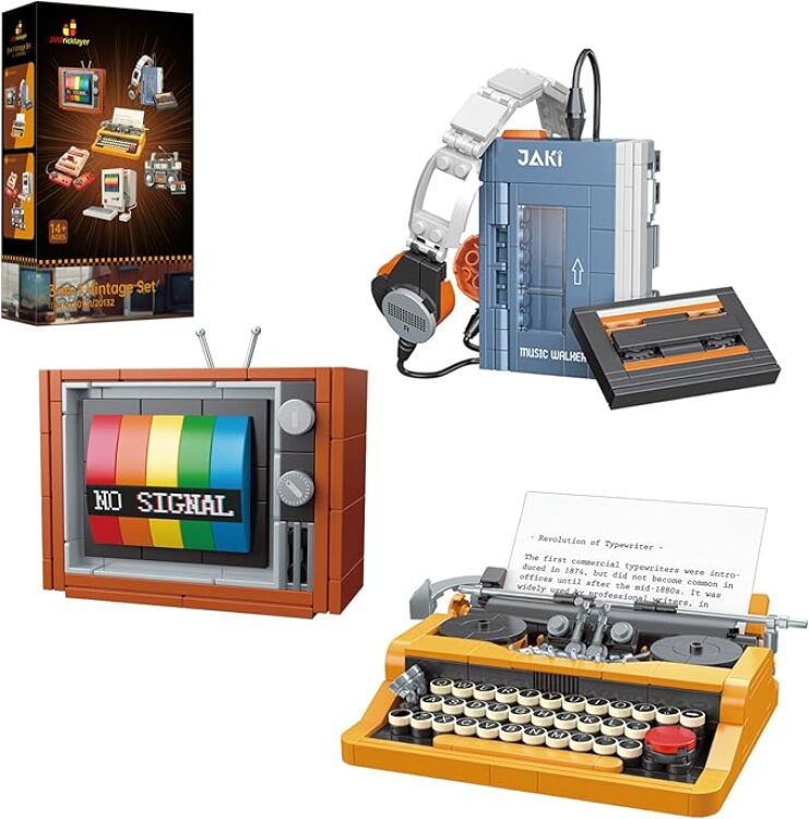 Typewriter, Walkman, Television