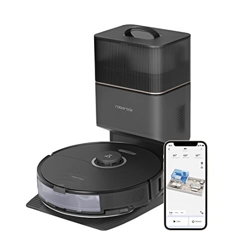 roborock S8+ Robot Vacuum and Mop With Self-Empty Dock (Black)