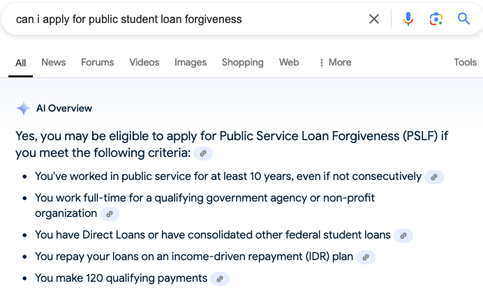 Can I Apply For Public Student Loan Forgiveness?